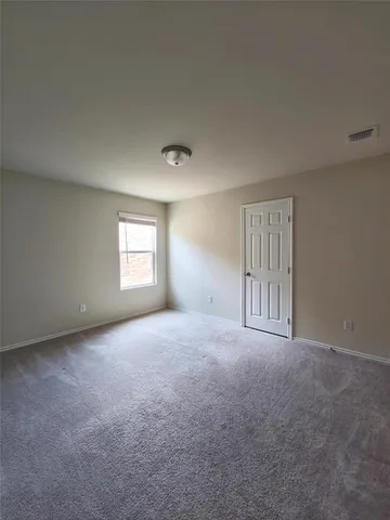 a view of a livingroom with a window
