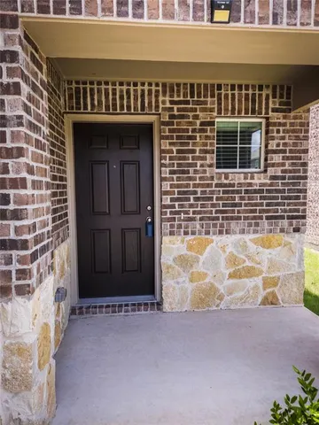 a view of front door
