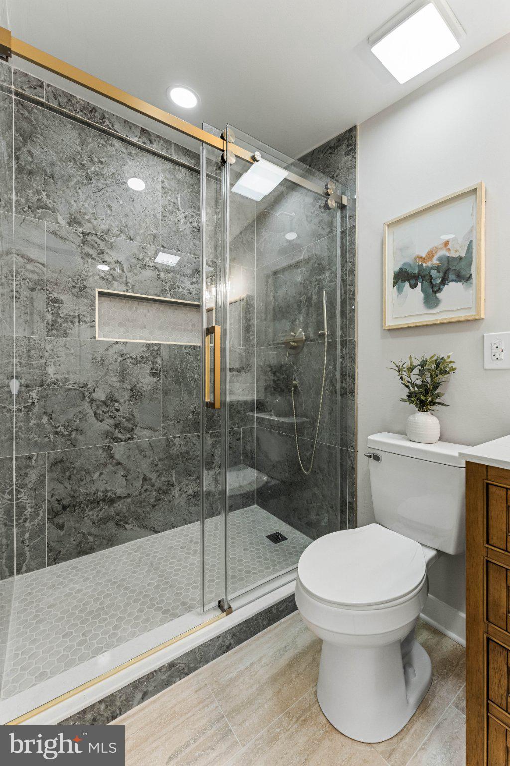 55 Balsam Road Levittown, PA 19057 - Photo 24 of 49 Sleek modern bathroom oasis.