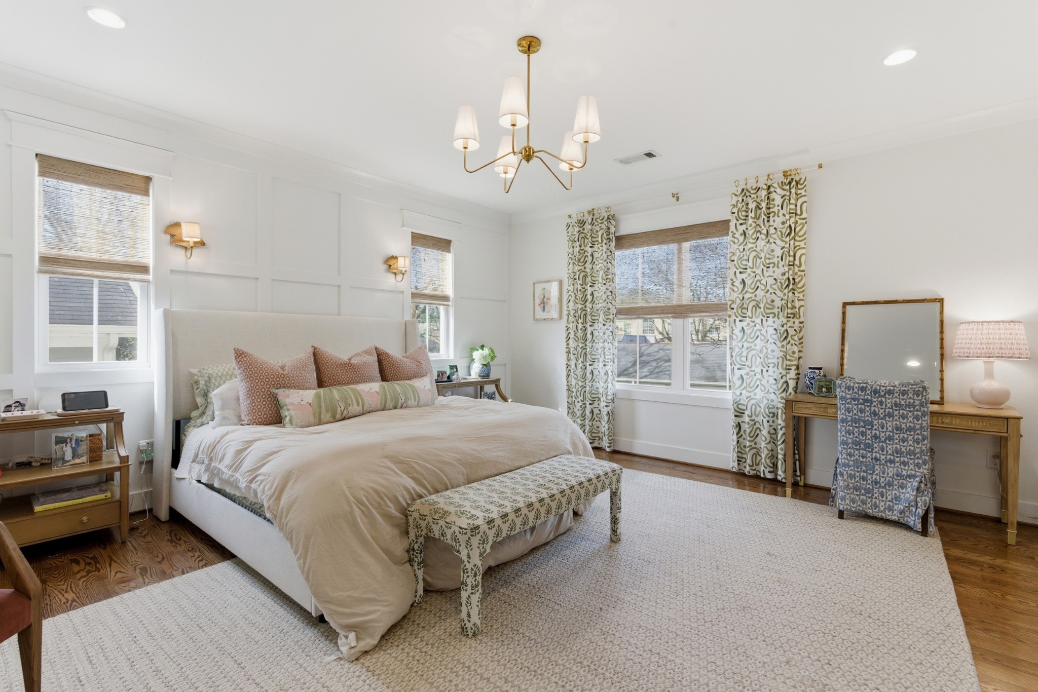 171 Rural Avenue Nashville, TN 37209 - Photo 17 of 43 a spacious bedroom with a bed chandelier and a window