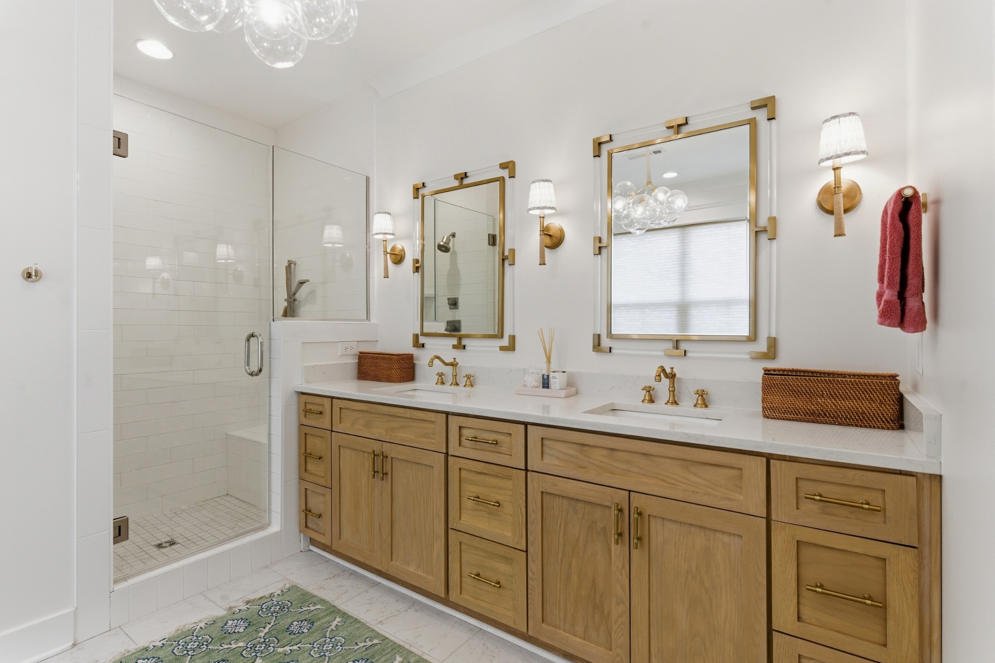 171 Rural Avenue Nashville, TN 37209 - Photo 20 of 43 a bathroom with a granite countertop sink mirror and double