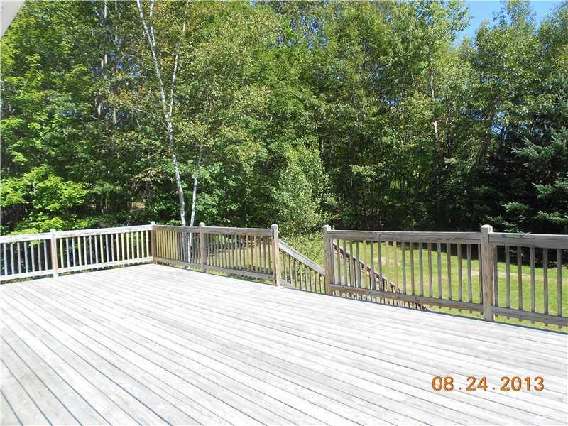 71 Cross Road Sabattus, ME 04280 - Photo 23 of 30 Patio/Deck. OVERSIZED DECK...