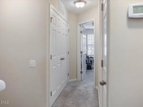 a view of stairs