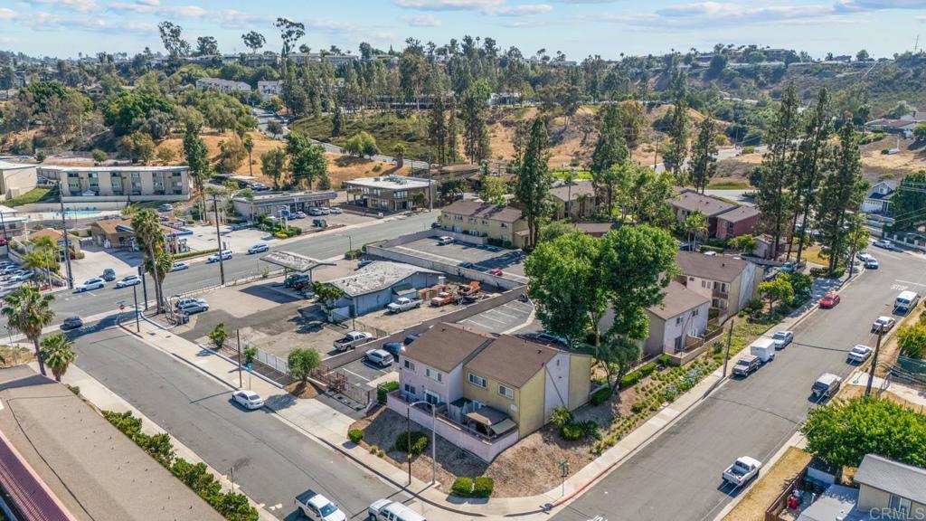 1280 West Main Street, Unit 42 El Cajon, CA 92020 - Photo 43 of 43 an aerial view of a city with lots of residential buildings