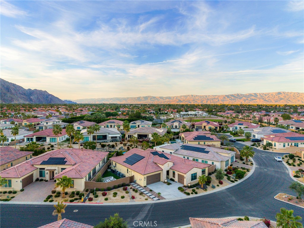 80440 Old Ranch Trail South La Quinta, CA 92253 - Photo 43 of 46 an aerial view of residential houses and outdoor space