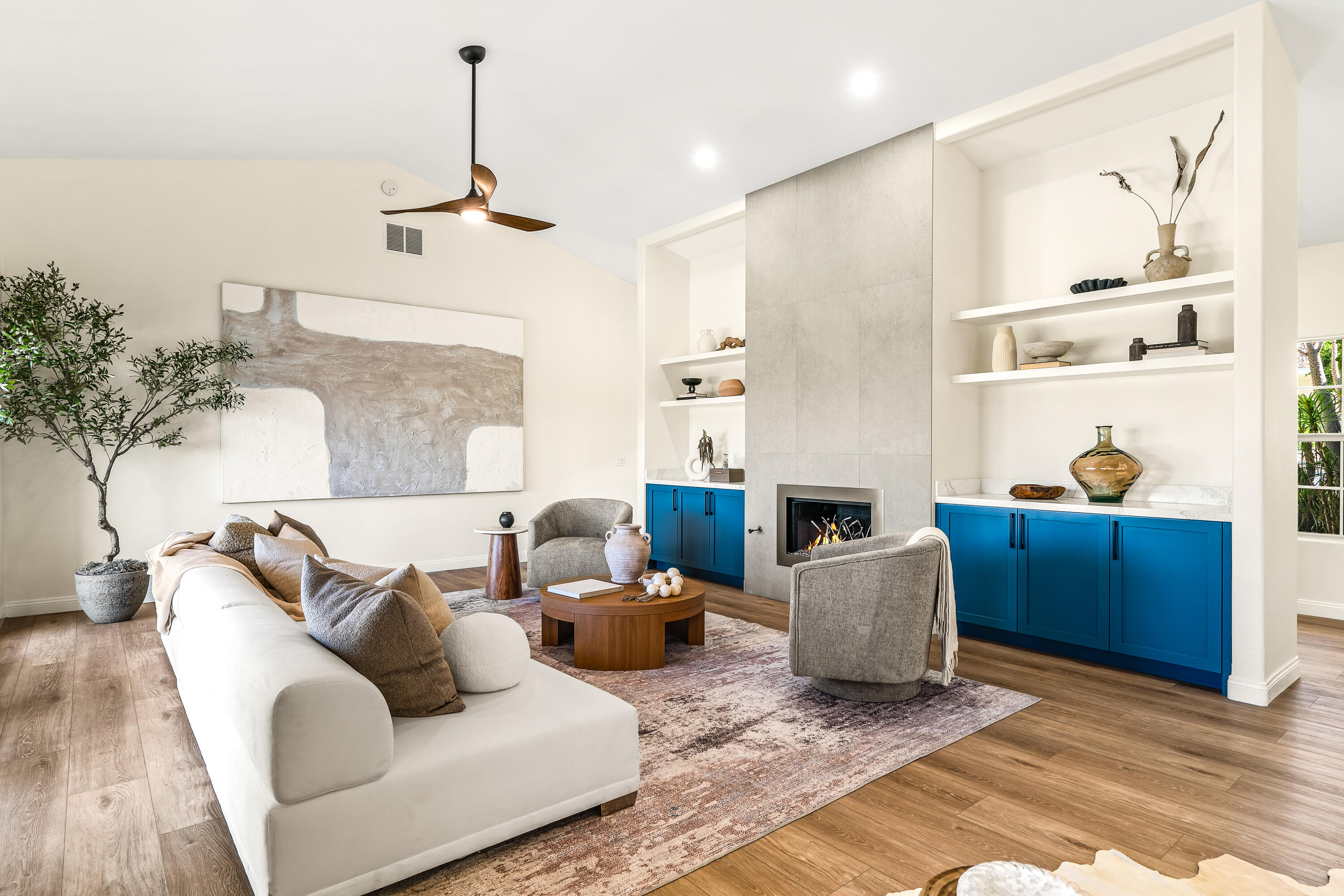 67980 Foothill Road Cathedral City, CA 92234 - Photo 11 of 60 a living room with furniture and wooden floor