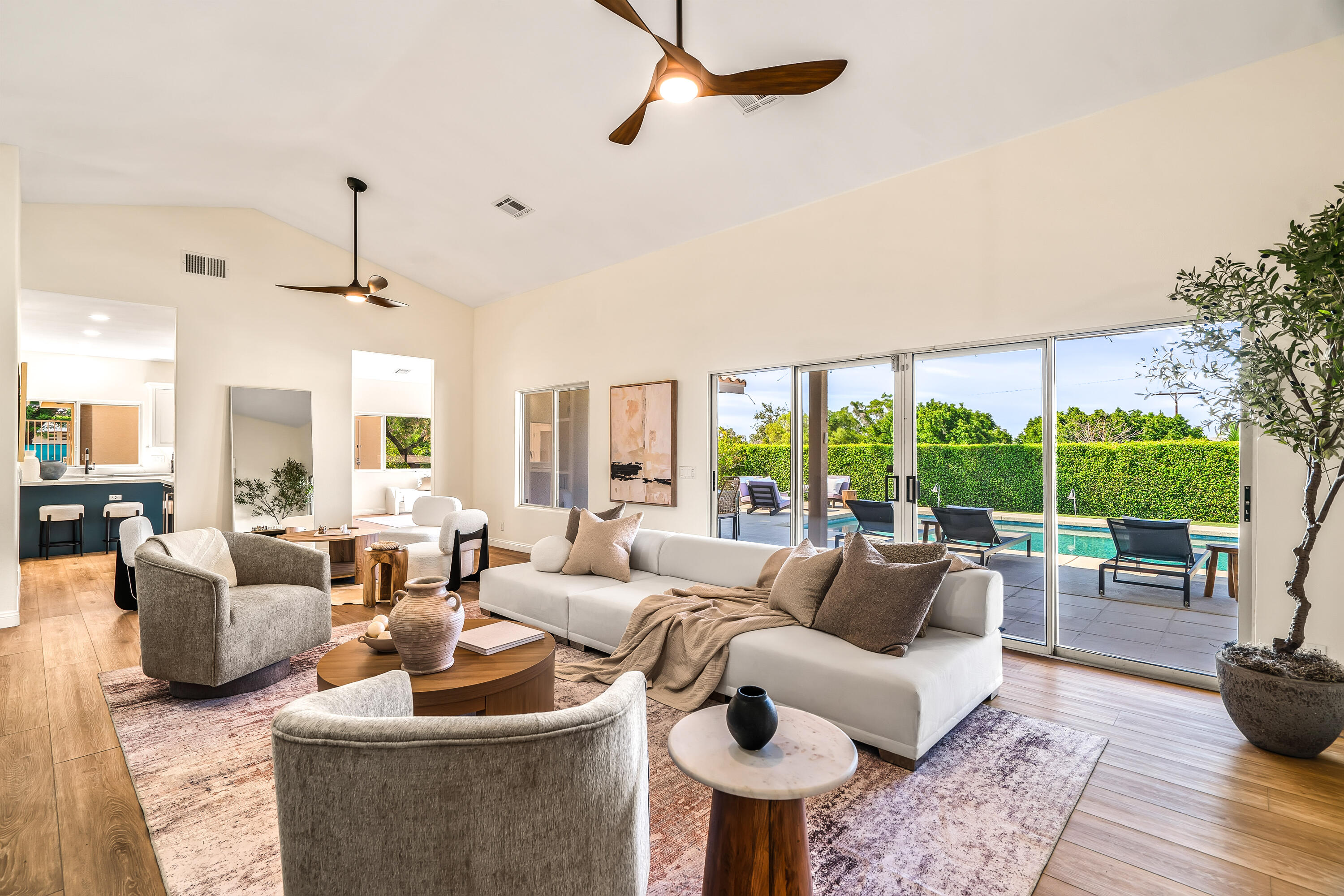 67980 Foothill Road Cathedral City, CA 92234 - Photo 12 of 60 a living room with furniture and a large window