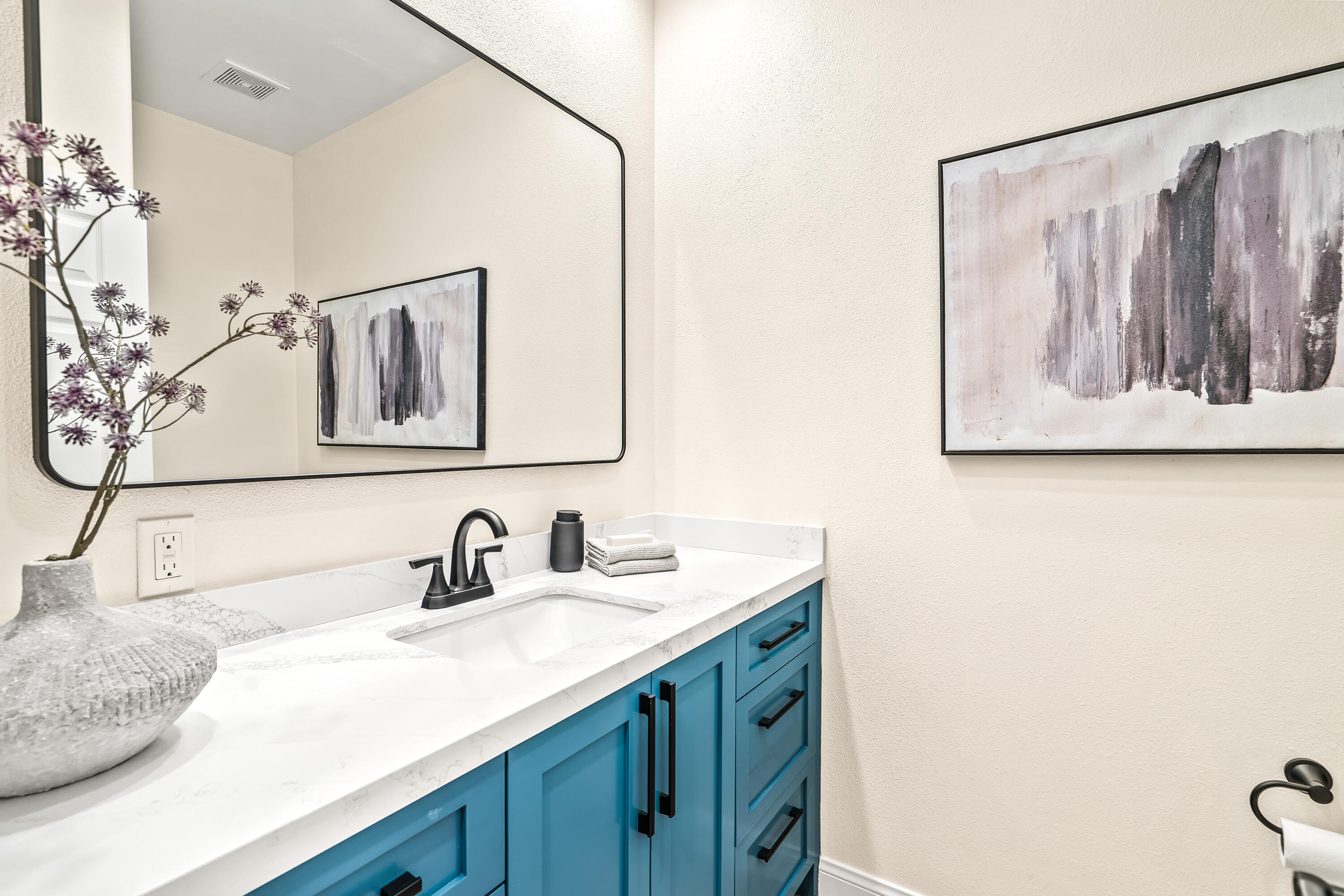 67980 Foothill Road Cathedral City, CA 92234 - Photo 24 of 60 a bathroom with a sink and a mirror