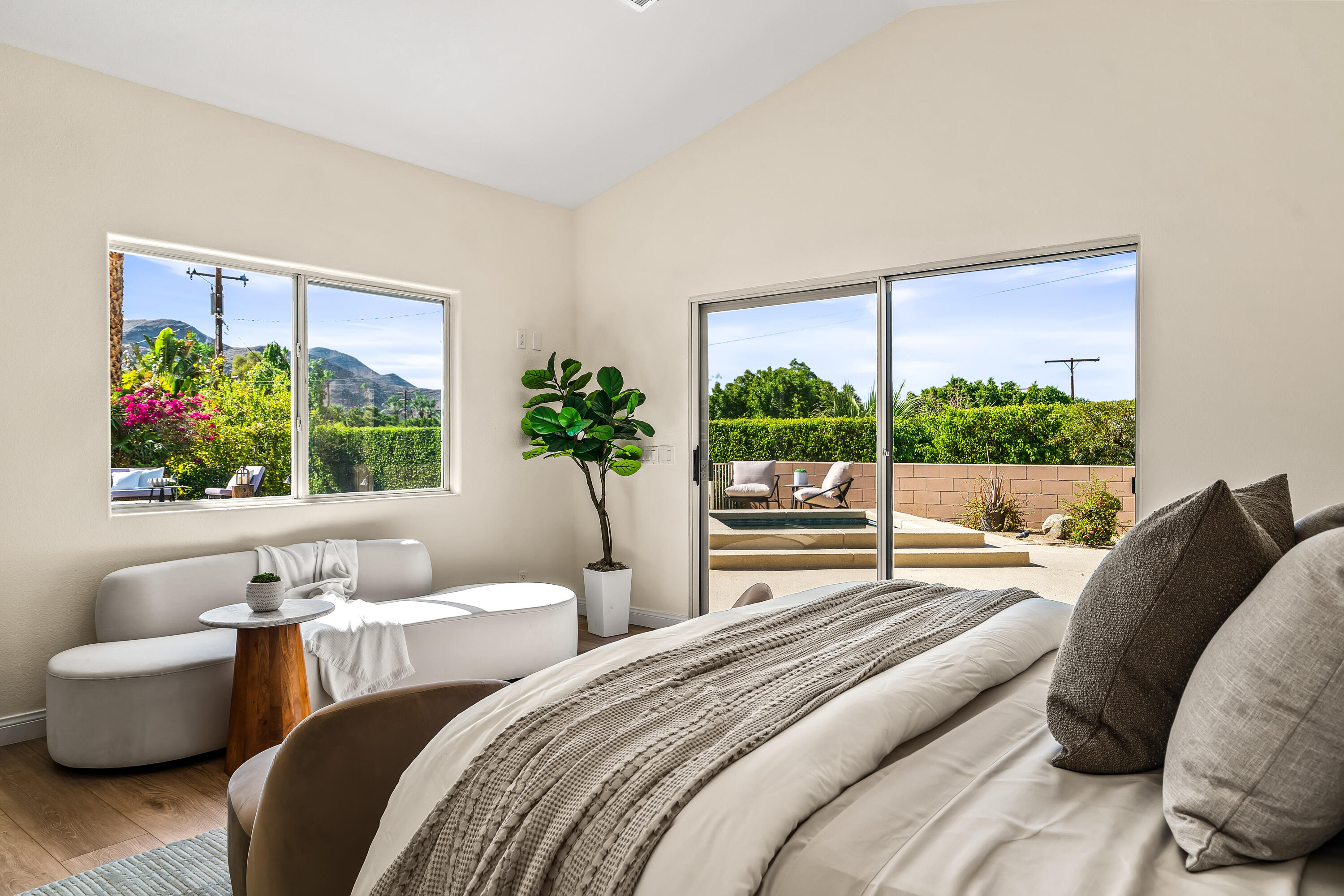 67980 Foothill Road Cathedral City, CA 92234 - Photo 35 of 60 a living room with furniture and a large window