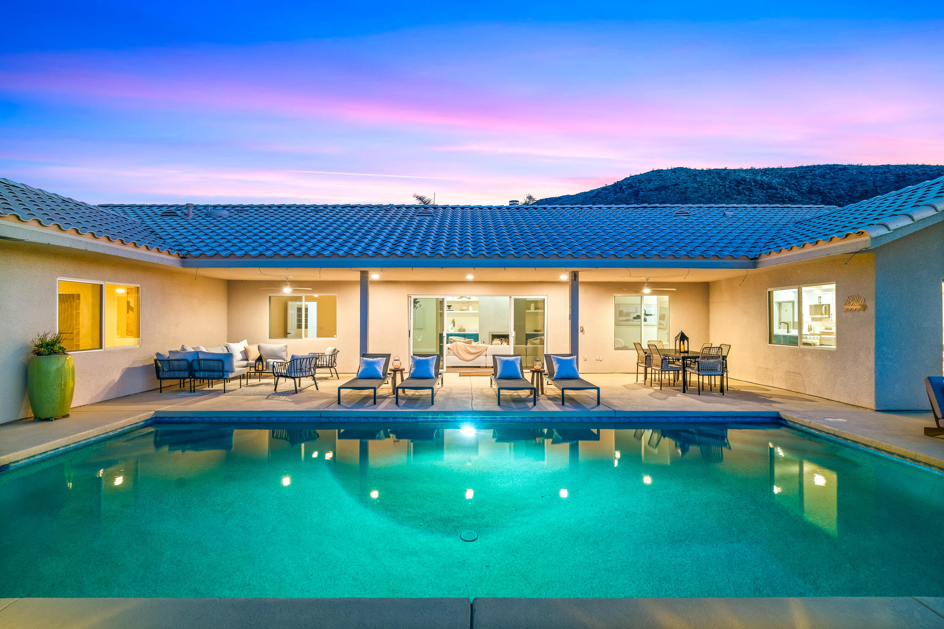 67980 Foothill Road Cathedral City, CA 92234 - Photo 8 of 60 a house view with swimming pool and sitting space