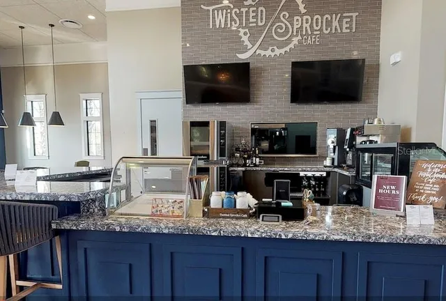 a kitchen with granite countertop lots of counter top space