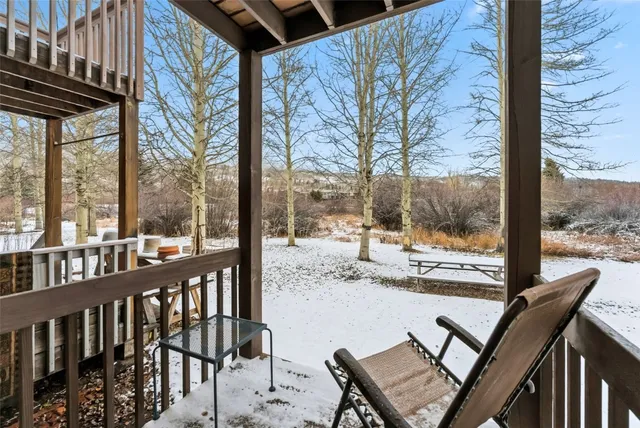 a view of a town with tall buildings