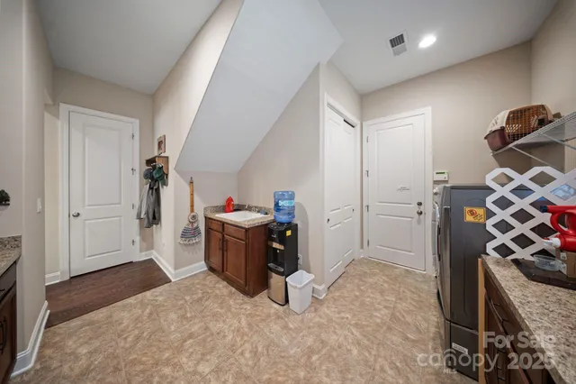 a view of a storage & utility room