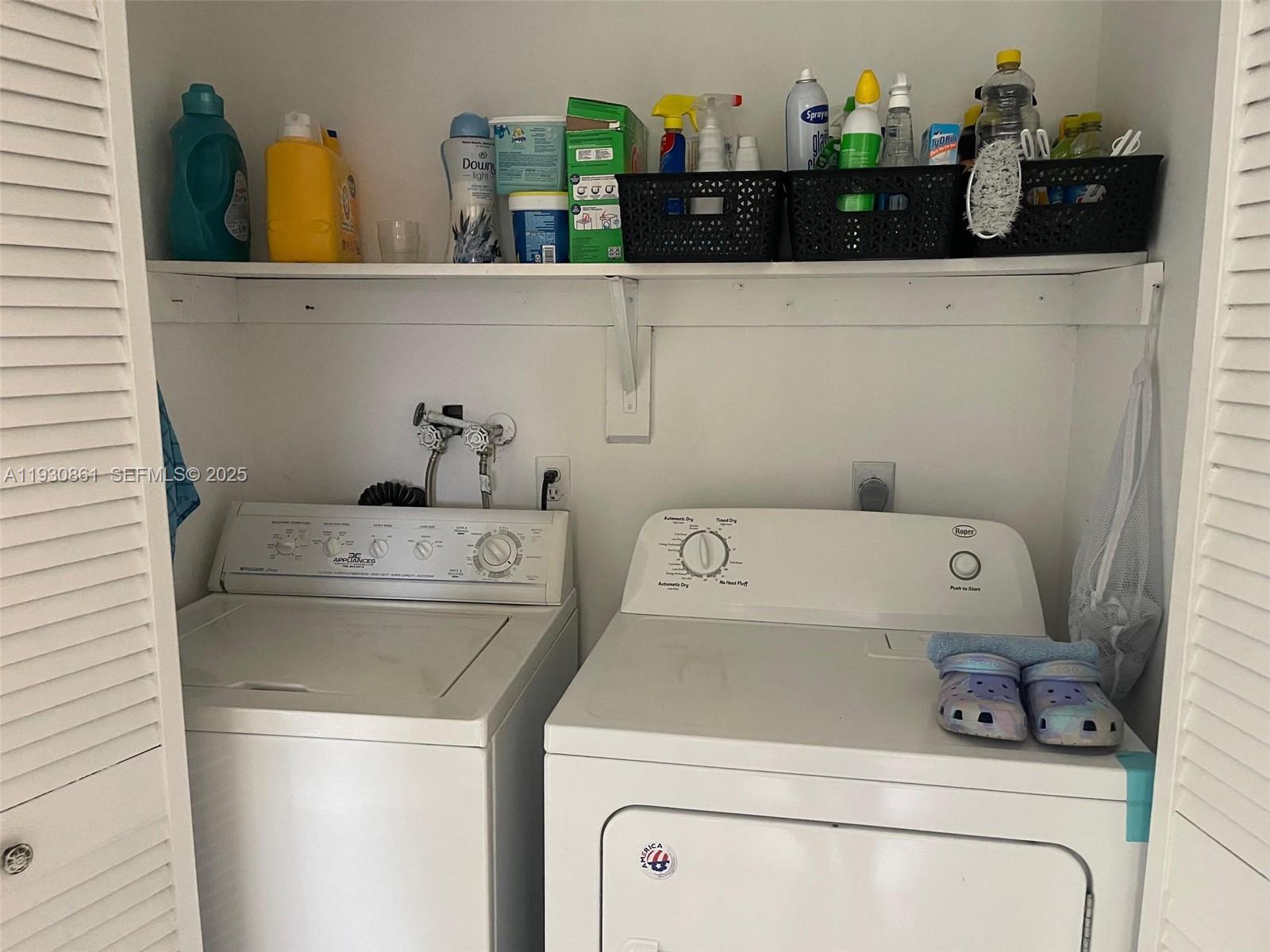 20420 Southwest 124th Place, Unit 20420 Miami, FL 33177 - Photo 8 of 16 a view of washer and dryer