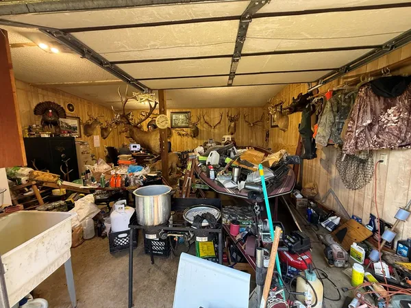 a view of a storage room with a lot of stuff