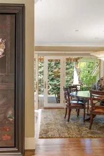 a view of a living room and a window