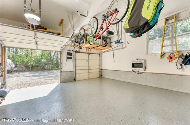 a view of a lake with a yard