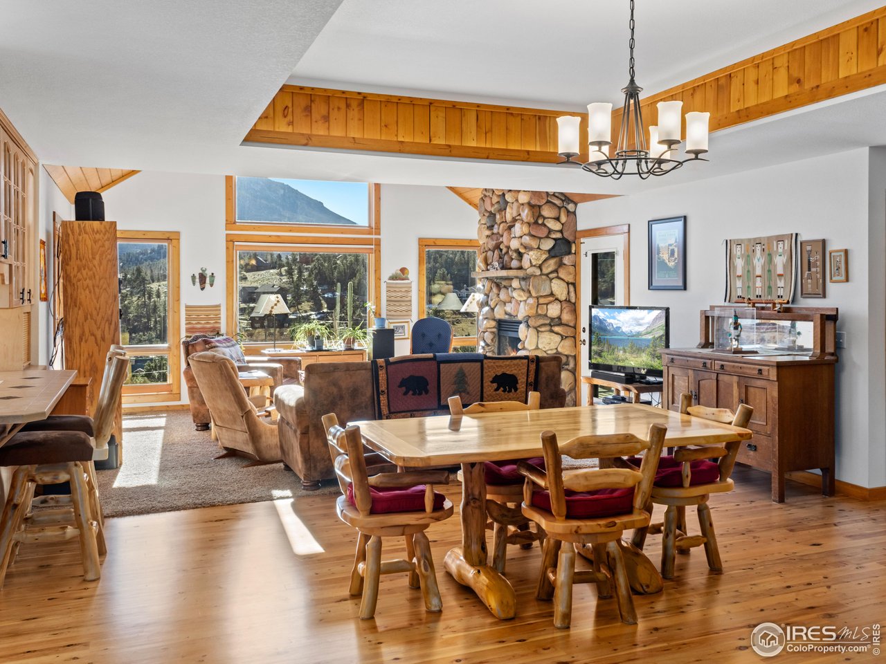 1850 Ranch Circle Estes Park, CO 80517 - Photo 12 of 46 Open Layout flows from kitchen to living area!