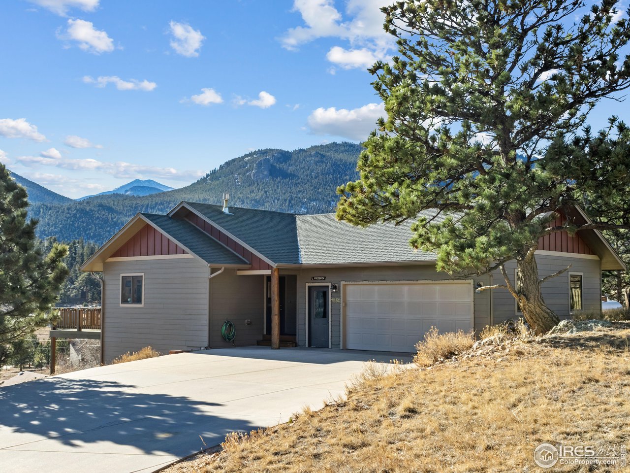 1850 Ranch Circle Estes Park, CO 80517 - Photo 9 of 46 Concrete Driveway to big garage!