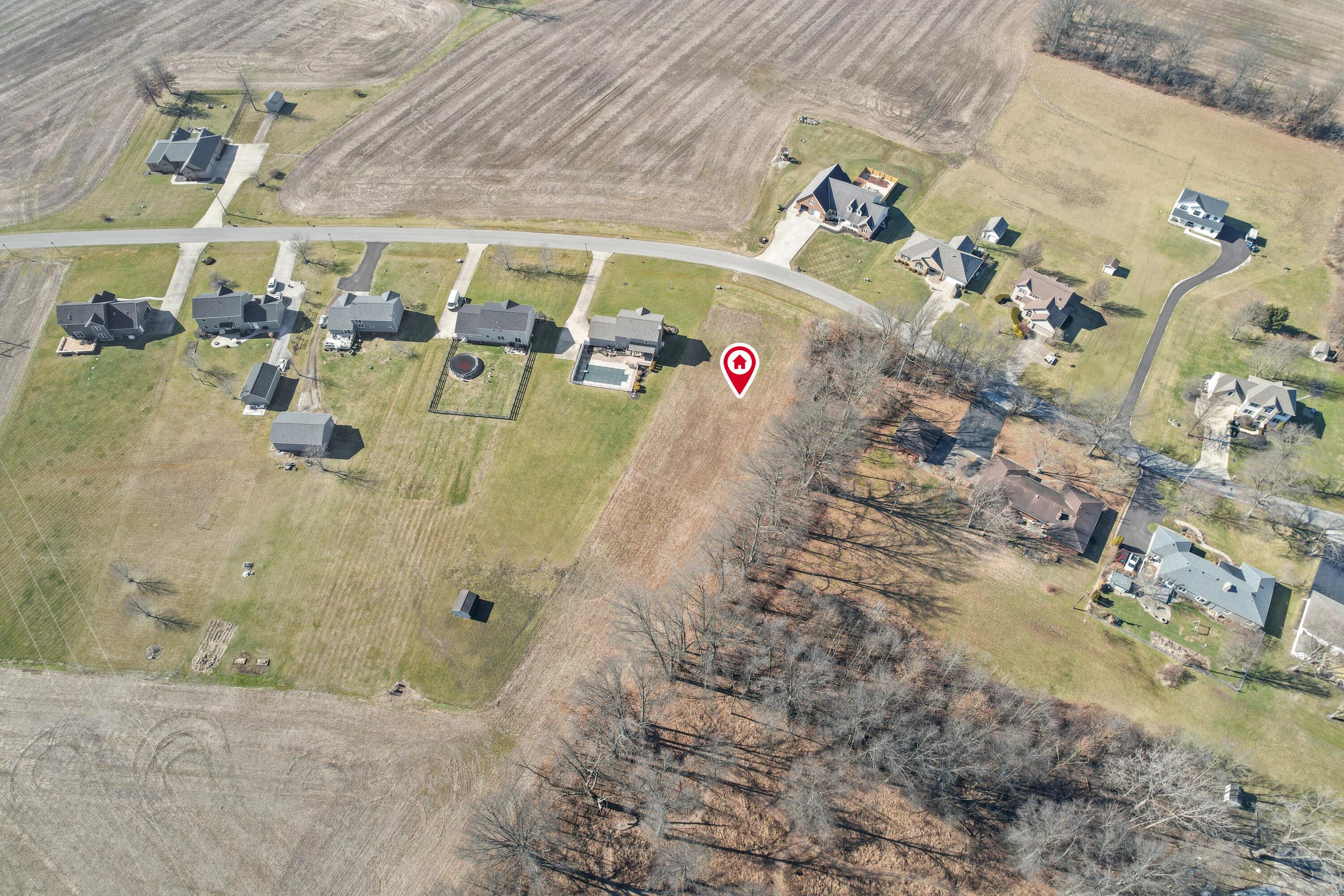 160 Holder Road Road Northeast Baltimore, OH 43105 - Photo 8 of 11 Overhead Drone View
