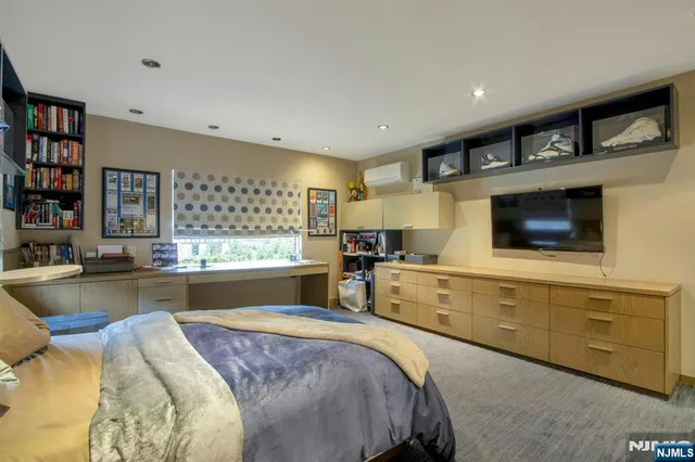 a view of a tables and chairs in a patio