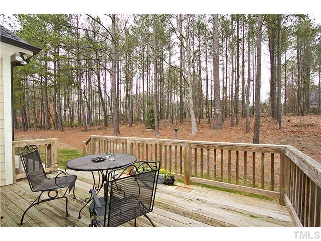 1004 Widgeon Way Raleigh, NC 27603 - Photo 25 of 25 Pretty deck overlooks private setting.