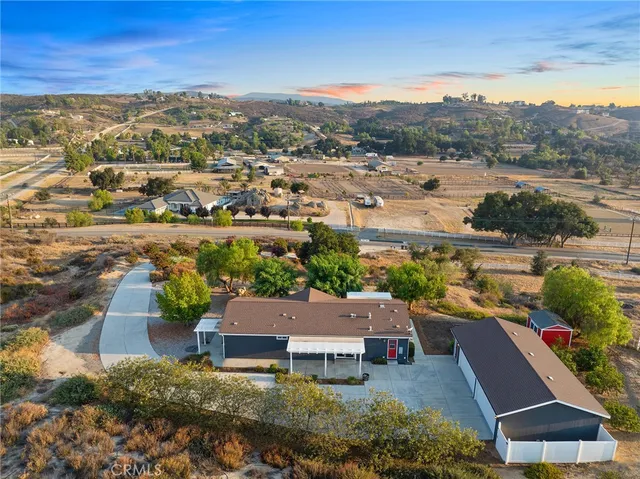 a row of palm trees in front of a house