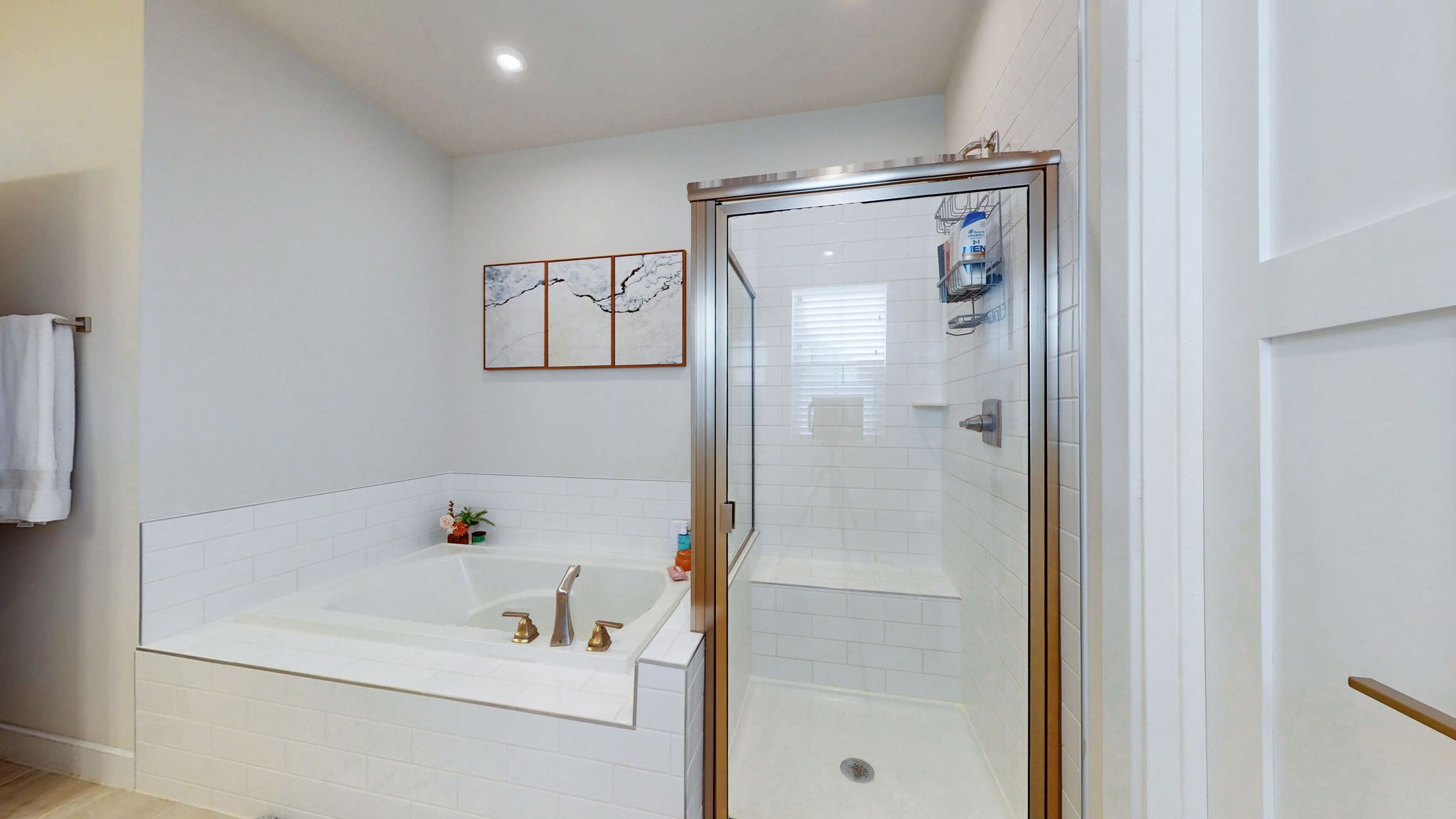 1547 Repton Road Smyrna, TN 37167 - Photo 16 of 47 a bathroom with a bathtub and a shower