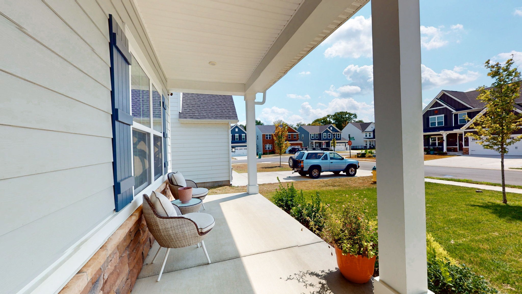 1547 Repton Road Smyrna, TN 37167 - Photo 29 of 47 a view of a patio with chair and tables back yard of the house
