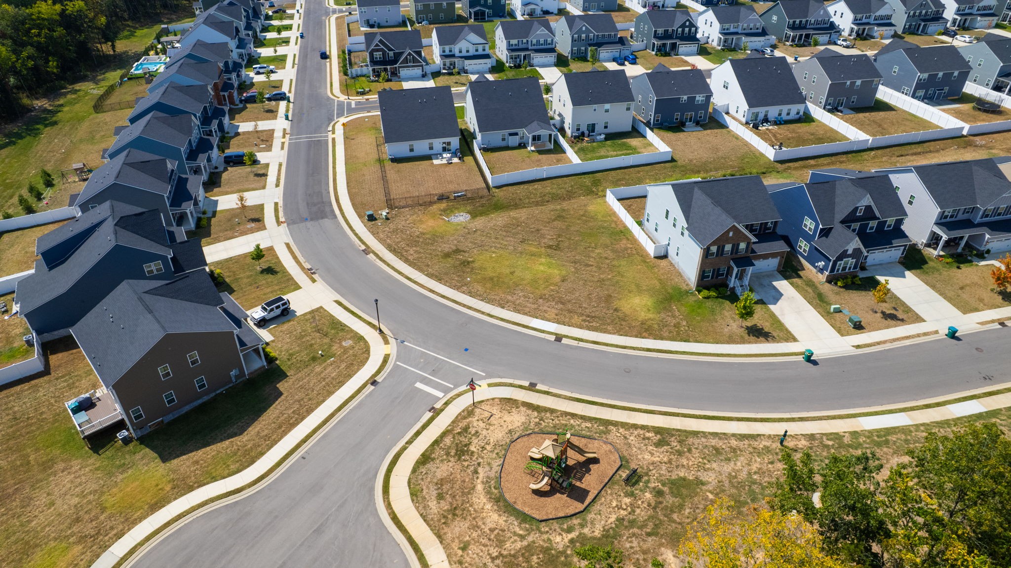 1547 Repton Road Smyrna, TN 37167 - Photo 41 of 47 an aerial view of a house with swimming pool