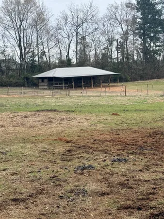 a backyard of a house