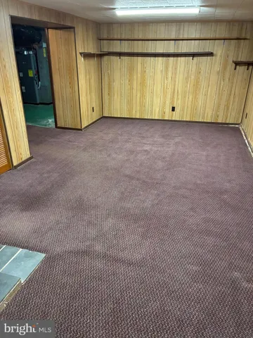 a view of a room with storage