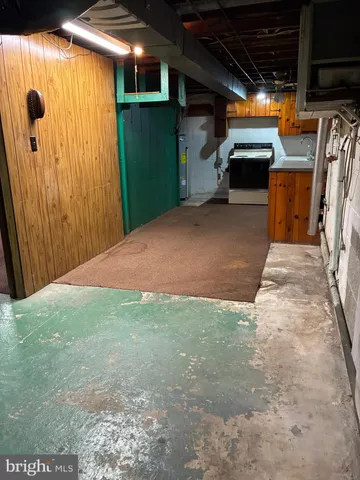 a view of water heater room