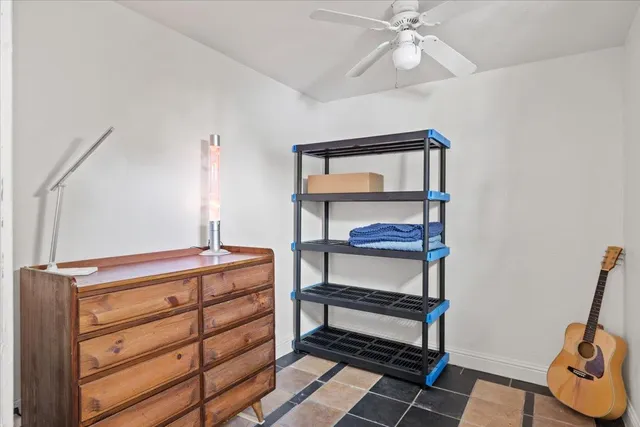 a room with storage and utility