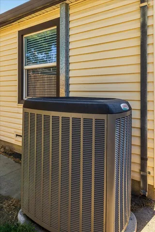 a view of a house with a door