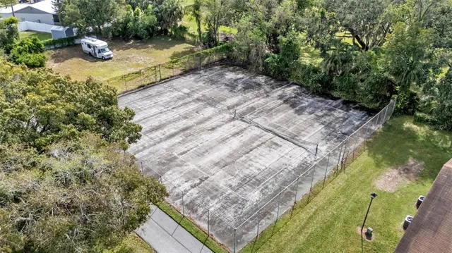 a view of a city with an ocean view