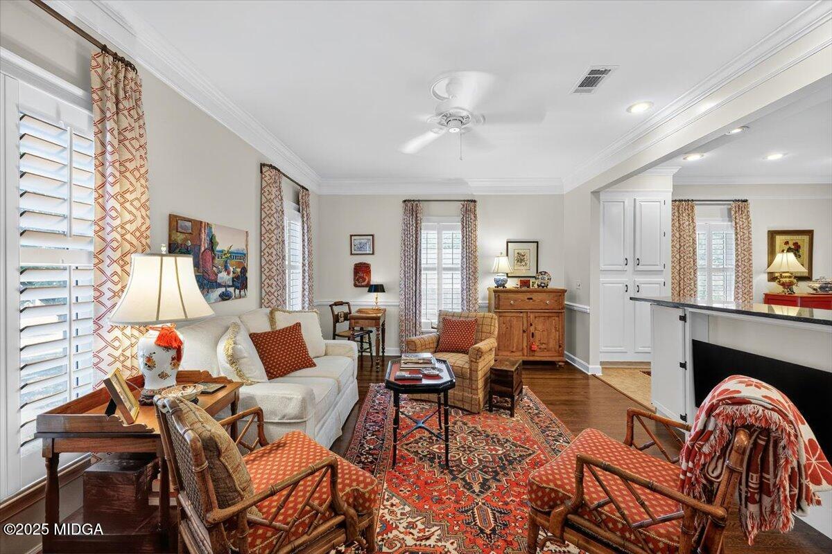 133 Covington Place Macon, GA 31210 - Photo 21 of 36 a living room with furniture and a fireplace