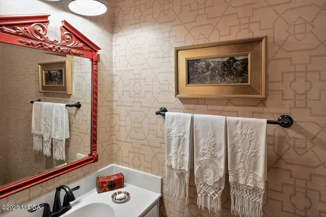 a outdoor view with a seating space