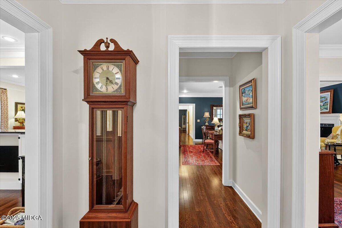 133 Covington Place Macon, GA 31210 - Photo 5 of 36 a view of hallway with wooden floor