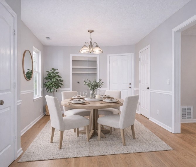 1209 Fall Parkway Murfreesboro, TN 37129 - Photo 6 of 22 a view of a dining room with furniture and wooden floor