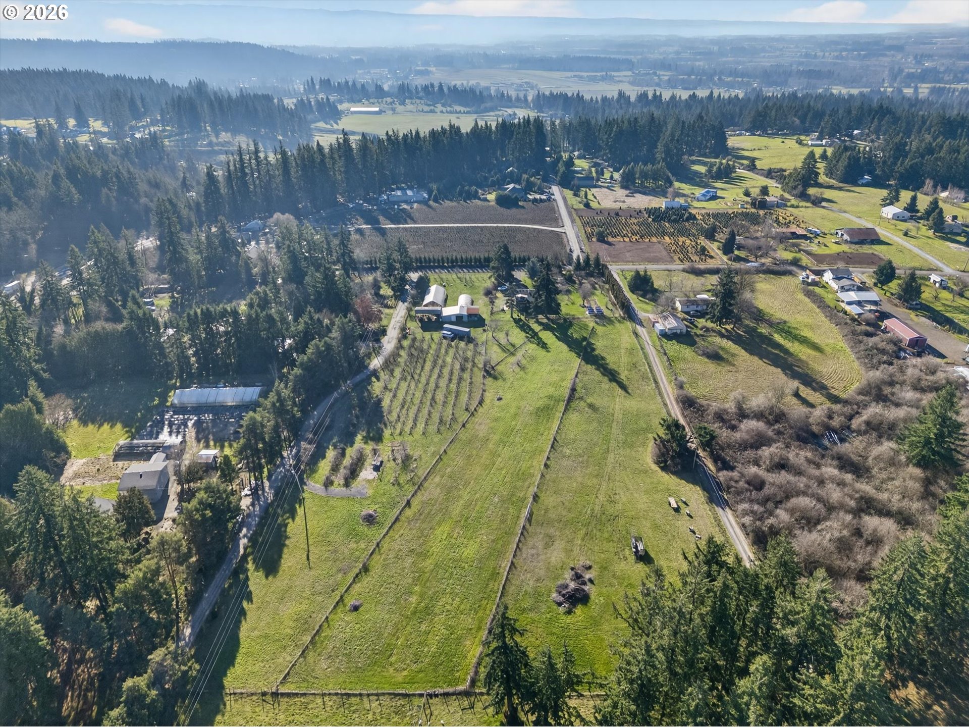 13601 South Union Hall Road Canby, OR 97013 - Photo 35 of 48 an aerial view of residential houses with outdoor space