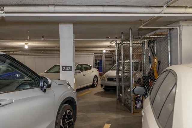 a view of car garage