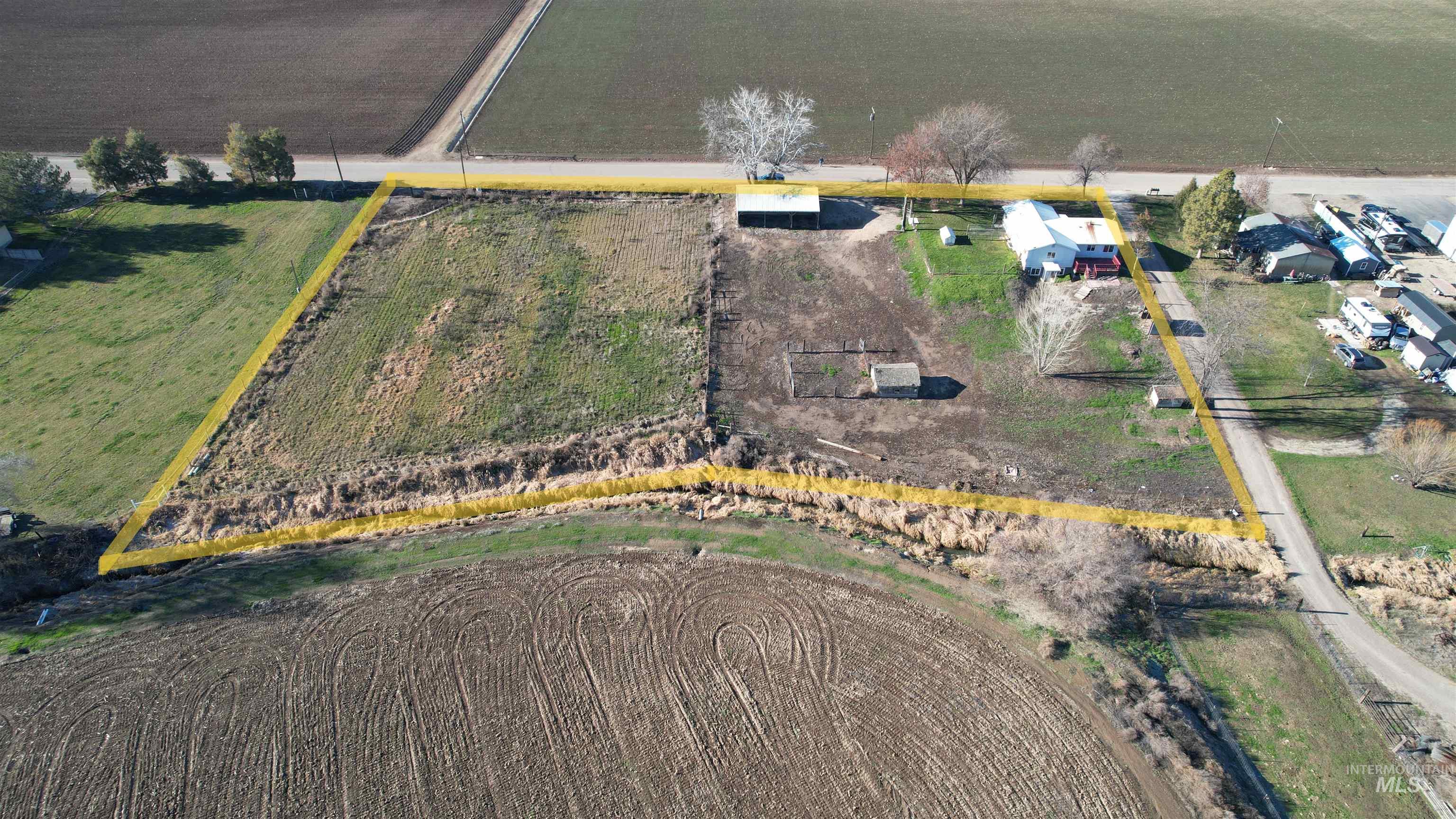 7352 Custer Road Fruitland, ID 83619 - Photo 41 of 43 Overview of rural landscape featuring rows of crops
