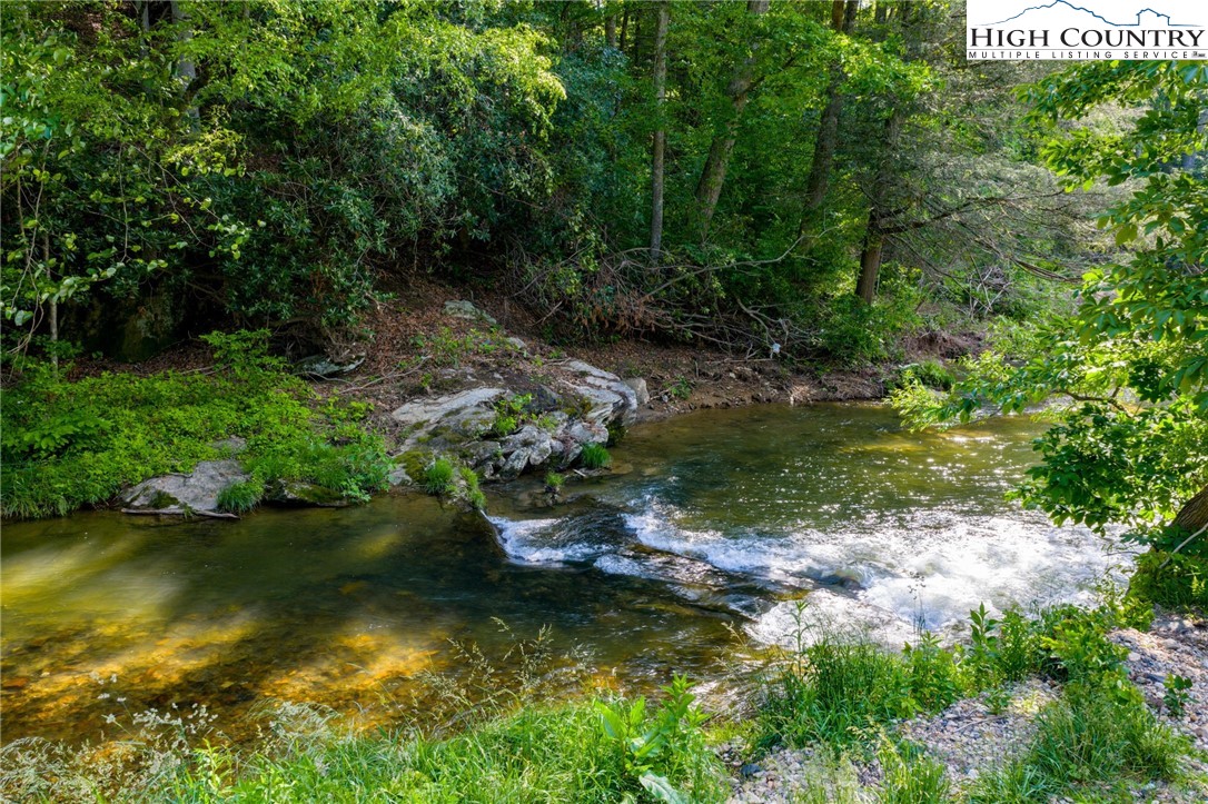 1369 Anderson Hill Road Lansing, NC 28643 - Photo 5 of 49 a view of a garden with a lake
