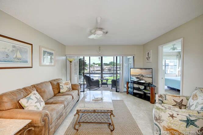 1950 Southwest Palm City Road, Unit 3209 Stuart, FL 34994 - Photo 8 of 64 Water view from the living area.