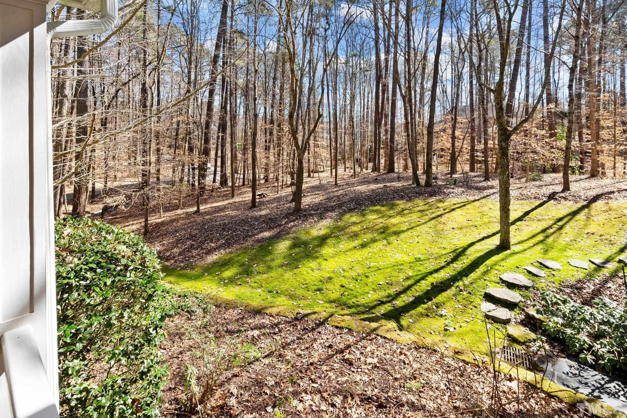 3518 Ridge Road Durham, NC 27705 - Photo 22 of 47 View from the deck of the green surrounds.