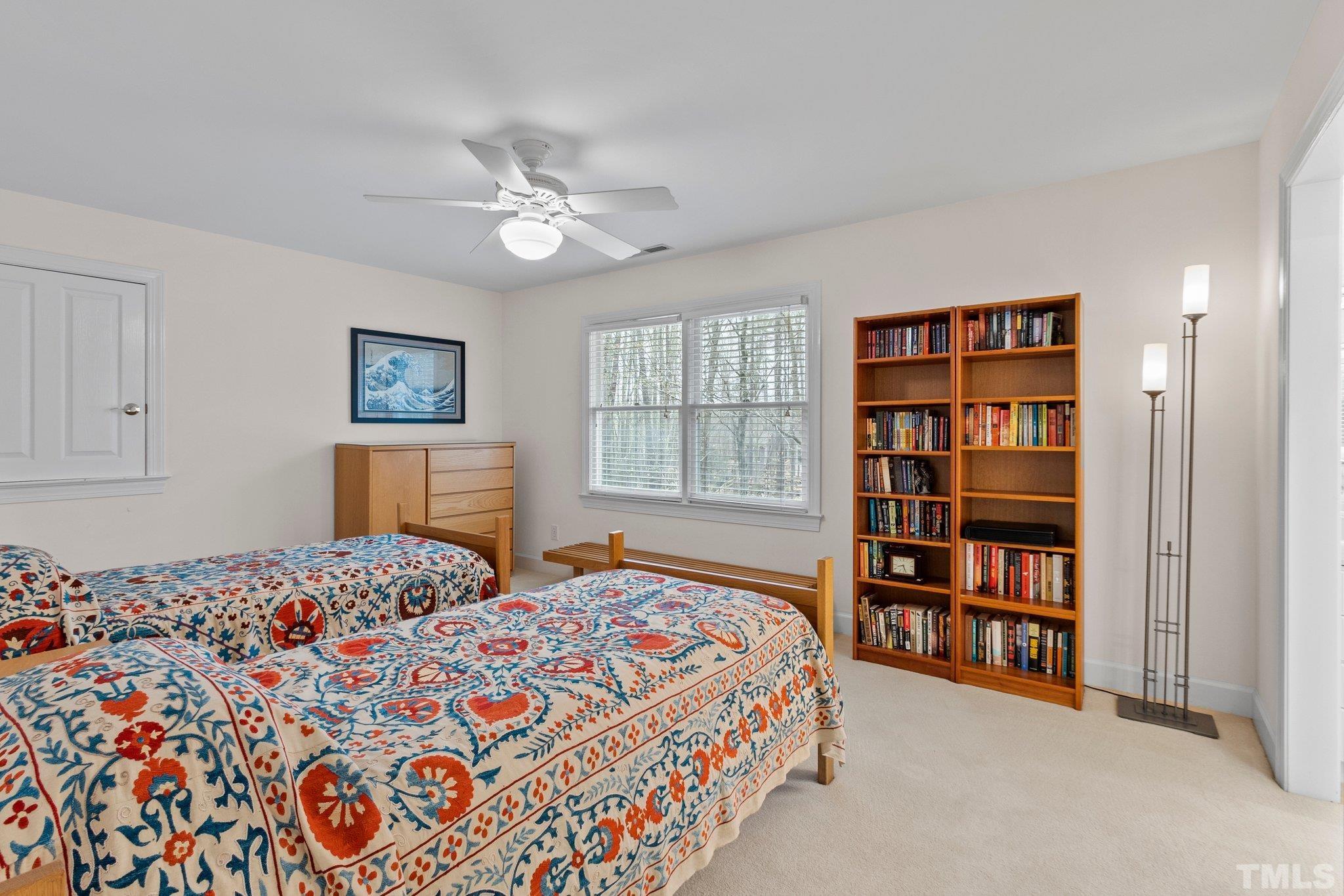 3518 Ridge Road Durham, NC 27705 - Photo 25 of 47 Large guest bedroom easily accomodates twin beds.