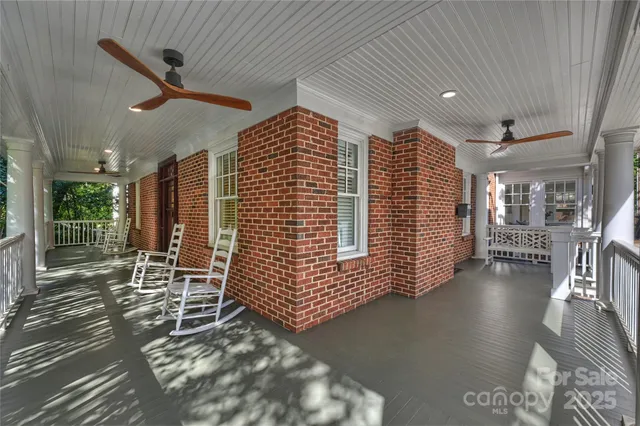 a view of outdoor space with porch area