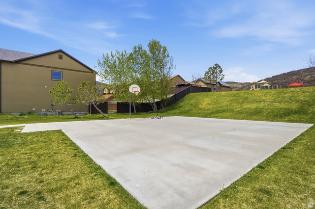 2007 Fielding Hill Lane Draper, UT 84020 - Photo 50 of 83 Concrete sport court with an attached basketball hoop