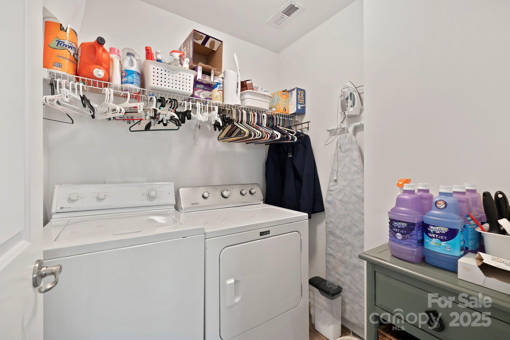 258 Lumber River Road Fletcher, NC 28732 - Photo 33 of 44 a utility room with dryer and washer